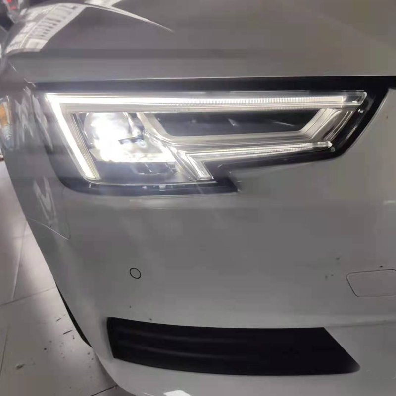 适用于奥迪a4l大灯氙气led矩阵日间行车灯拆车支持无损升级高配 17-19