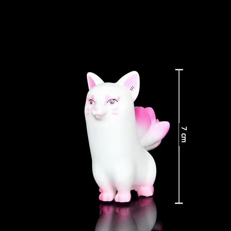 菜狗蔬菜精灵系列盲盒全套白国产莲藕狐小号大号粉色公仔摆件 盲盒一