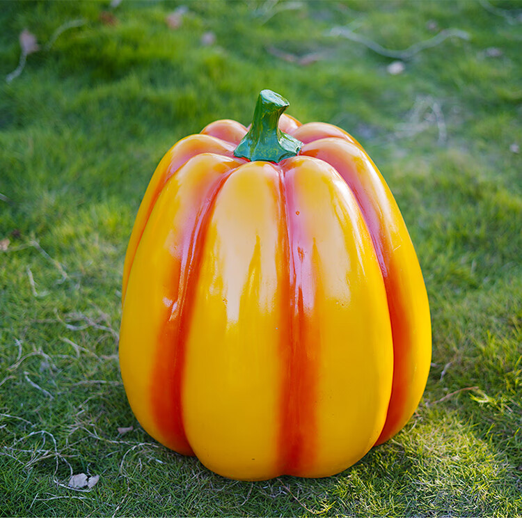 大型仿真水果蔬菜雕塑采摘园农场草莓造型农产品装饰南瓜摆件模型白