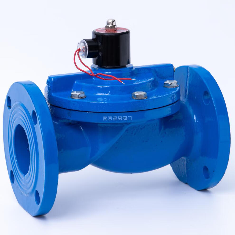 df铸铁法兰24v220v常闭zcs电磁阀喷淋先导式水阀爆dn50100200dn200