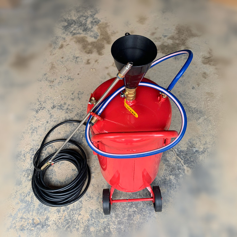 煤气底油机防水施工工具气压冷底油罐改装喷洒喷涂机非电动河南产