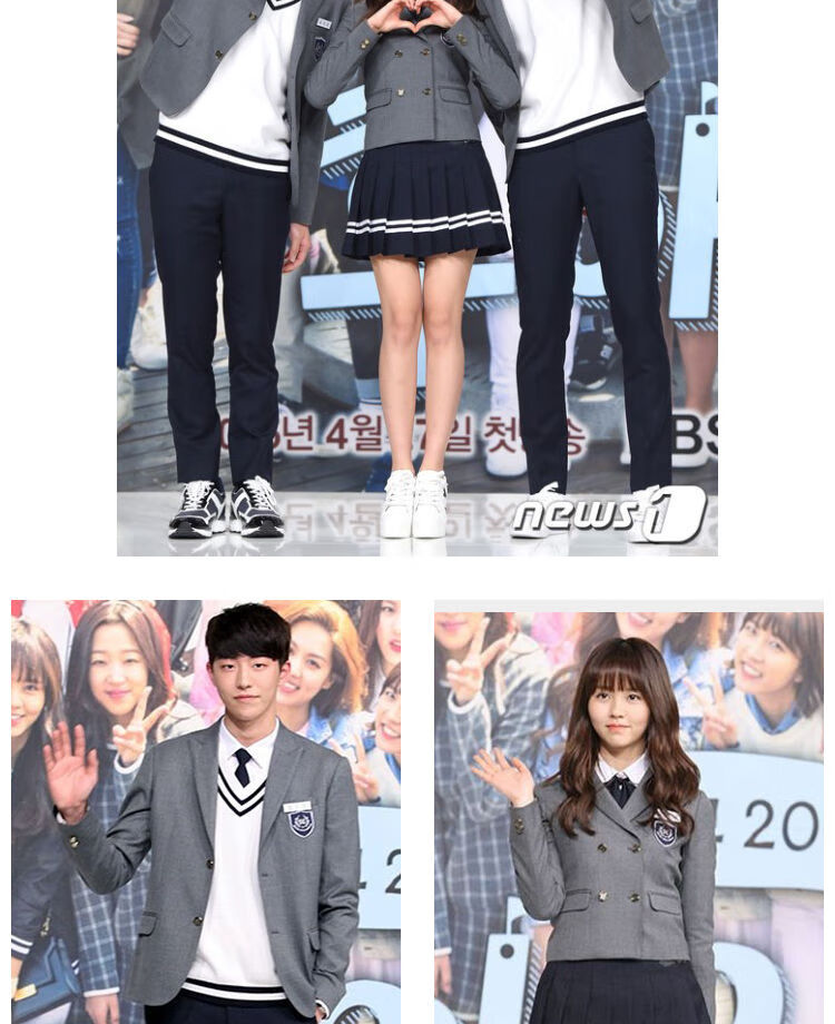 英伦学院风校服套装韩国继承者们中学生班服jk制服女学校2015同款b男
