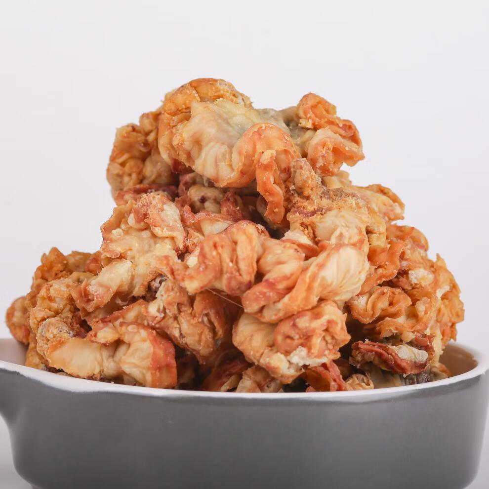 青岛特产散花猪肉油渣花油渣肉脂渣压缩猪油粕鹏程围心肉 原味一斤