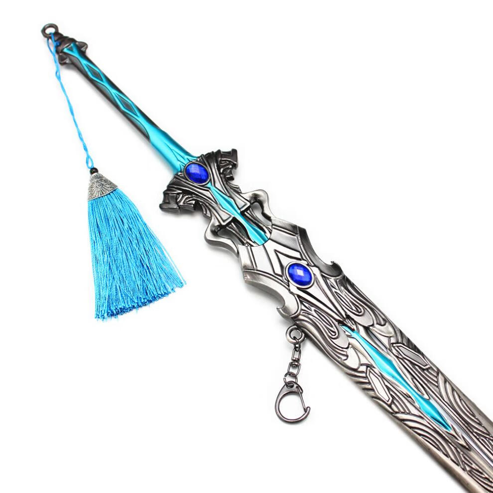 大号尘心七杀剑模型合金摆件 62cm全金属带剑鞘唐三唐浩剑叔动漫模型