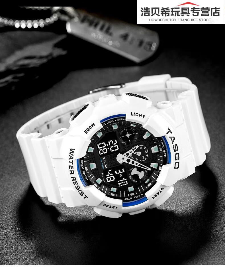 情人节礼物casio卡西欧大黄蜂电子手表男青少年初高中学生电子表运动