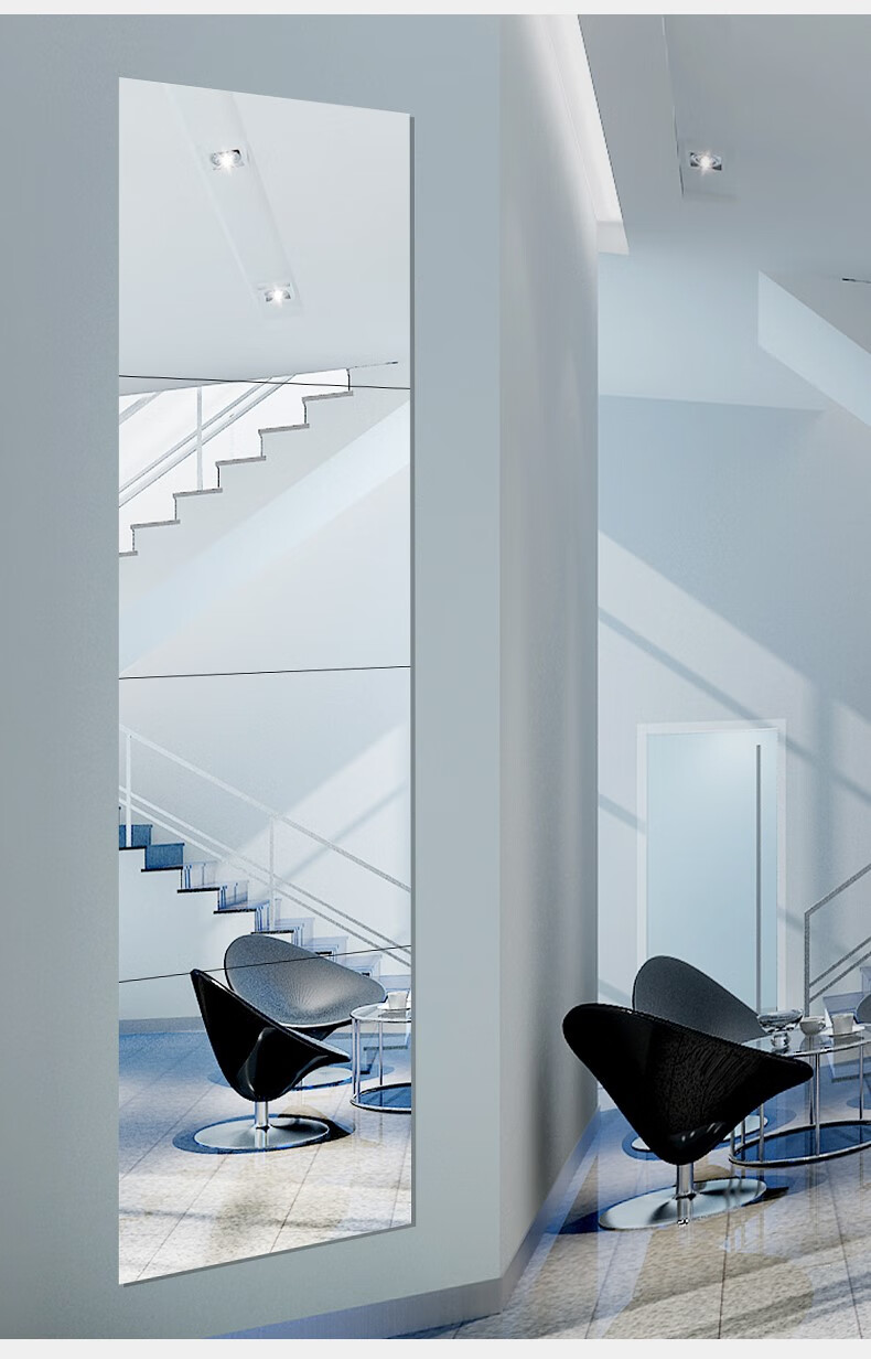 软镜子贴墙镜子贴墙软玻璃镜子 贴墙大镜子全身穿衣镜贴墙自粘家用挂