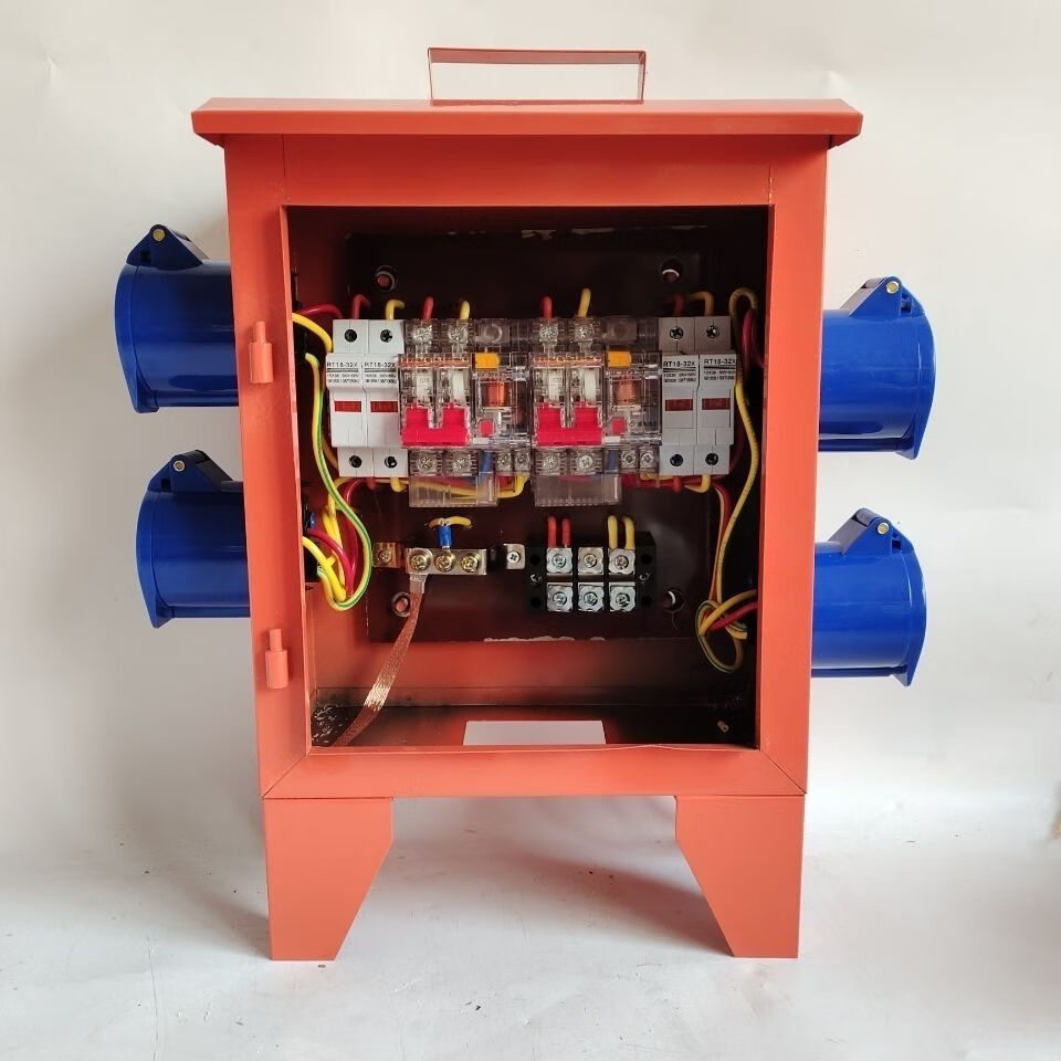 施工工地电箱二级小电箱工业插头临时配电箱工地手提电箱电箱220v
