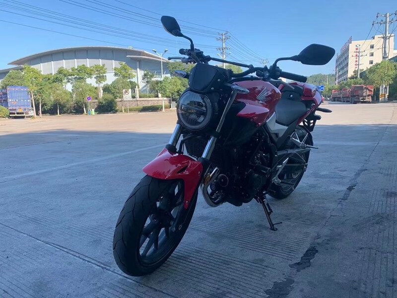 22-23年款本田cb400f摩托车改装cb650r原装大灯总成改装车灯cb500f圆