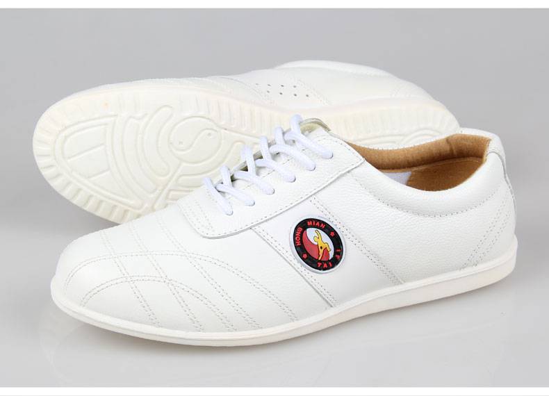 红棉太极鞋红棉太极鞋软牛皮底秋冬男女款武术练功鞋太极拳功夫鞋黑色