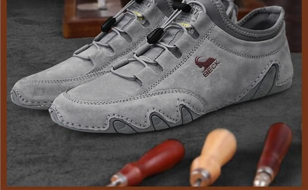 beck公羊意式手工缝制皮鞋专注品质 卡其色(现货) 42 (适合运动鞋43码