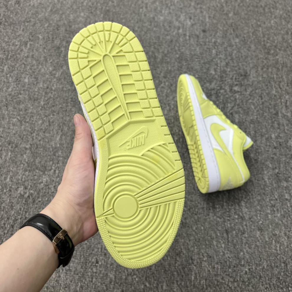 运动鞋air jordan 1休闲运动篮球鞋low"limelight"荧光黄 aj1 低帮