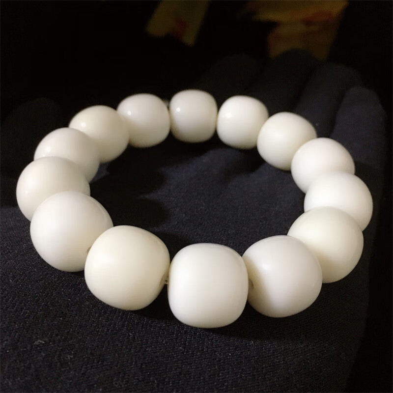 象牙果老型手串 老型珠佛珠 牙果单圈手链 老型桶珠 手串男 20mm*19mm