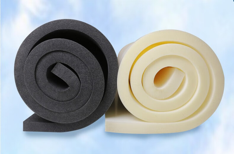 适用中高密度黑色海绵垫大块包装内衬震尘薄海绵片可订做裁剪2米长05