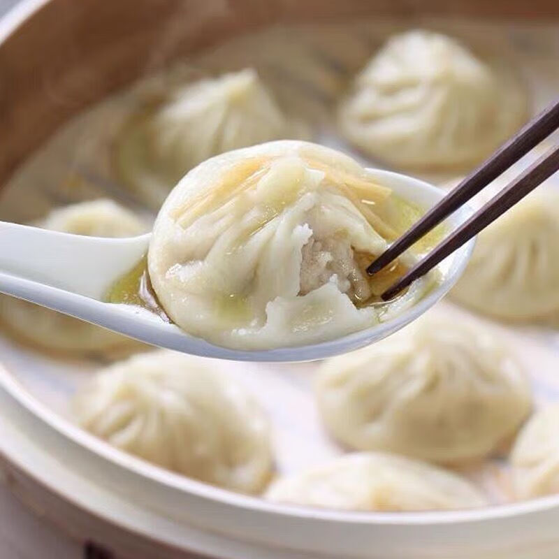 上海南翔灌汤小笼包 5只50只灌汤包 猪肉馅包子速冻方便小吃营养早餐