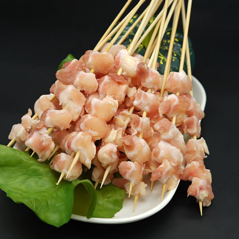 食材掌中宝鸡软骨腌制新鲜户外烧烤食材半成品鸡脆骨串20串新鲜速冻掌