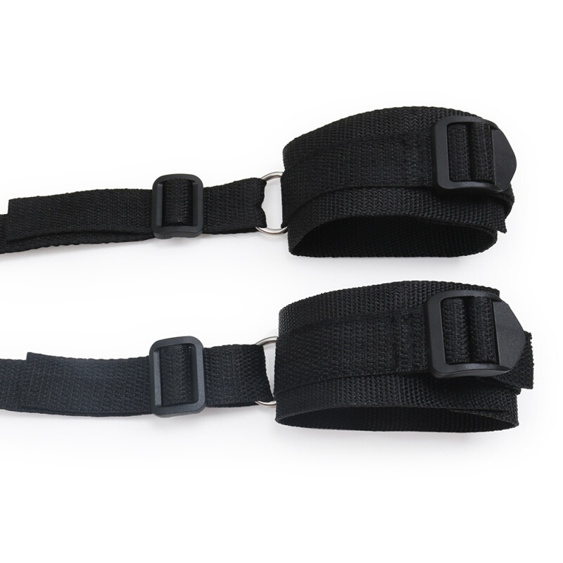 新品情趣用品手脚铐床上捆绑束缚绑带另类玩具黑色