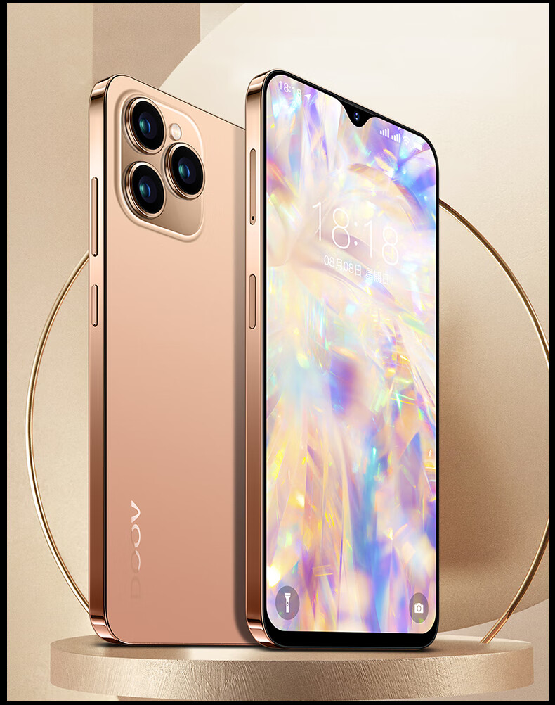 doov/朵唯朵唯x13promax游戏智能手机水滴全面屏通4g百元曲面备用老人