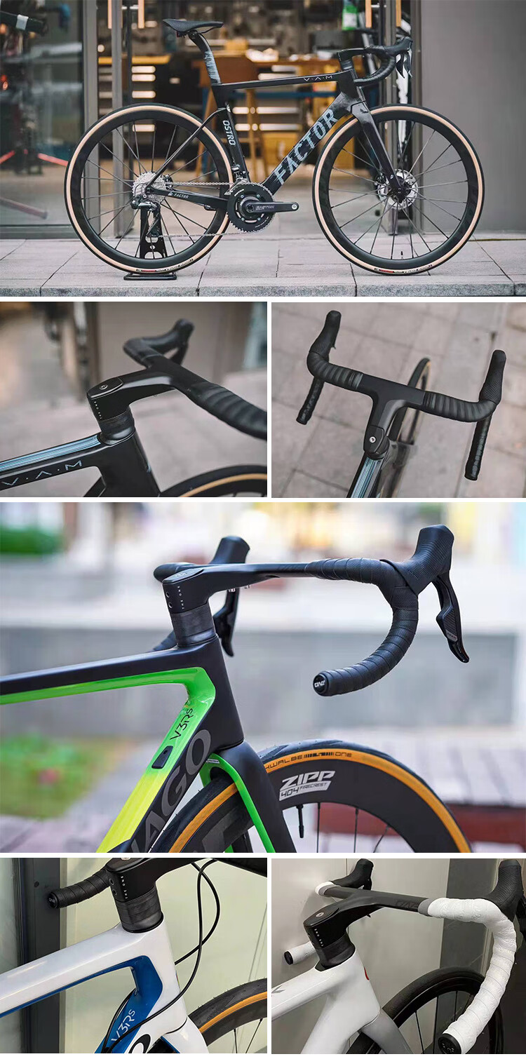 22款 the one pro 一体把立公路自行车碳纤维把横气动破风弯把 闪电