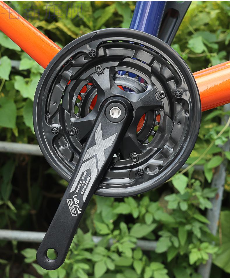 山地车单车配件齿轮单个乐百客山地自行车牙盘方孔齿轮盘链盘套装曲柄