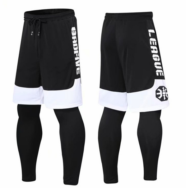 阿欧迩 夏季路人王精英篮球裤男短裤宽松运动训练假两件球裤男篮球裤