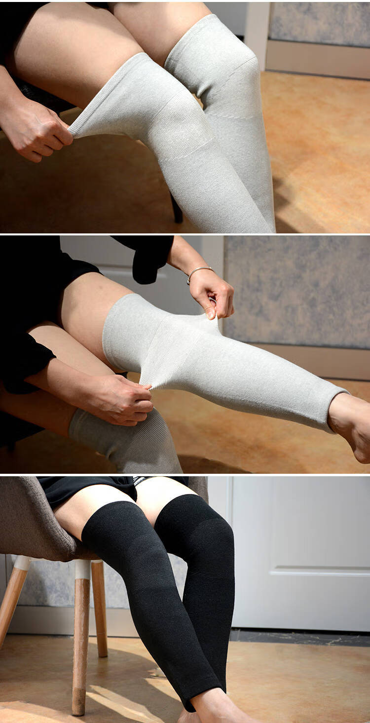 高品质春夏护膝2022加长款款护膝保暖老寒腿男女士四季护小腿套膝盖