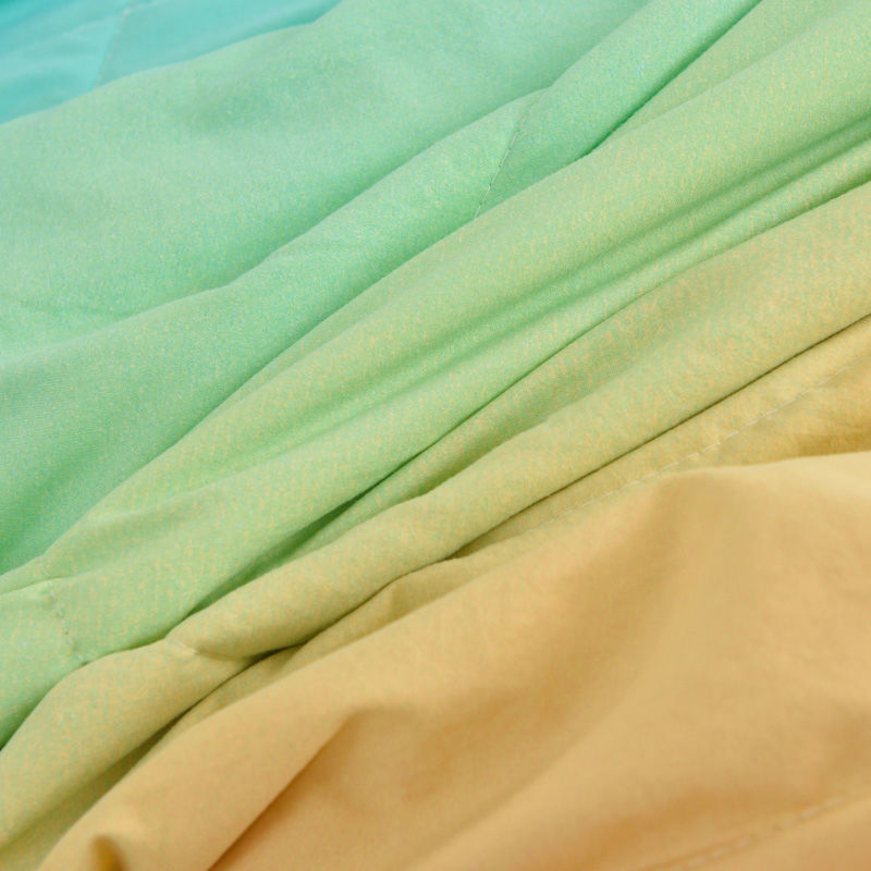 马卡龙糖果渐变色日式元气少女心单件床单学生宿舍褥单糖果色系橙绿蓝