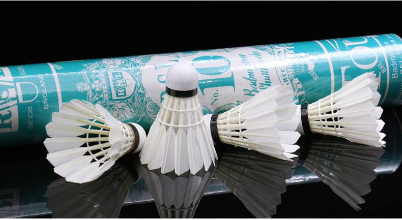 rsl亚狮龙10号球耐打飞行稳定室内室外业余训练球鹚鸪羽毛球12只