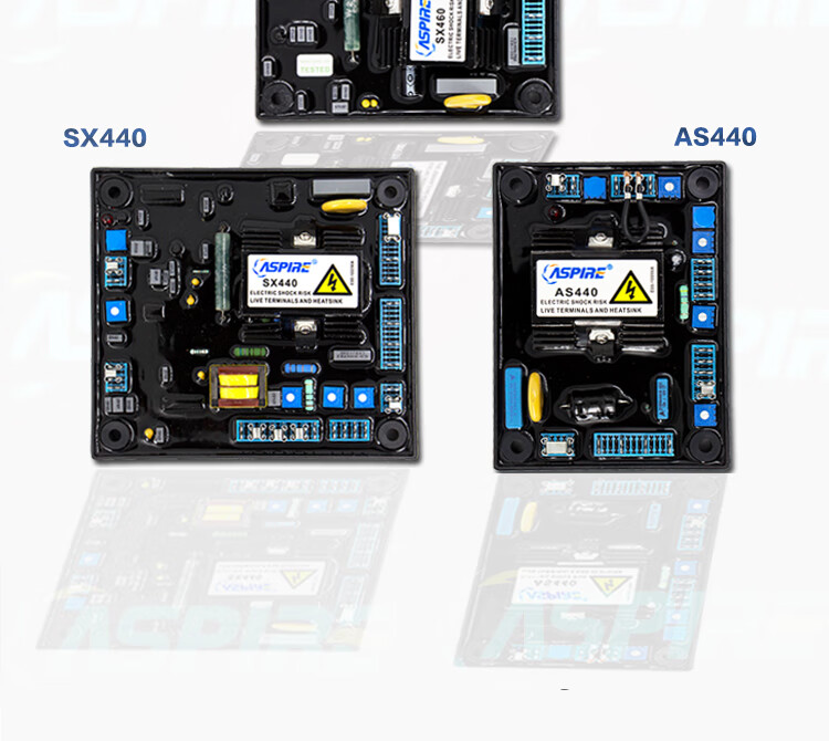 as440无刷柴油发电机组avr励磁电压调节器稳压器sx440适用sx460耐用款