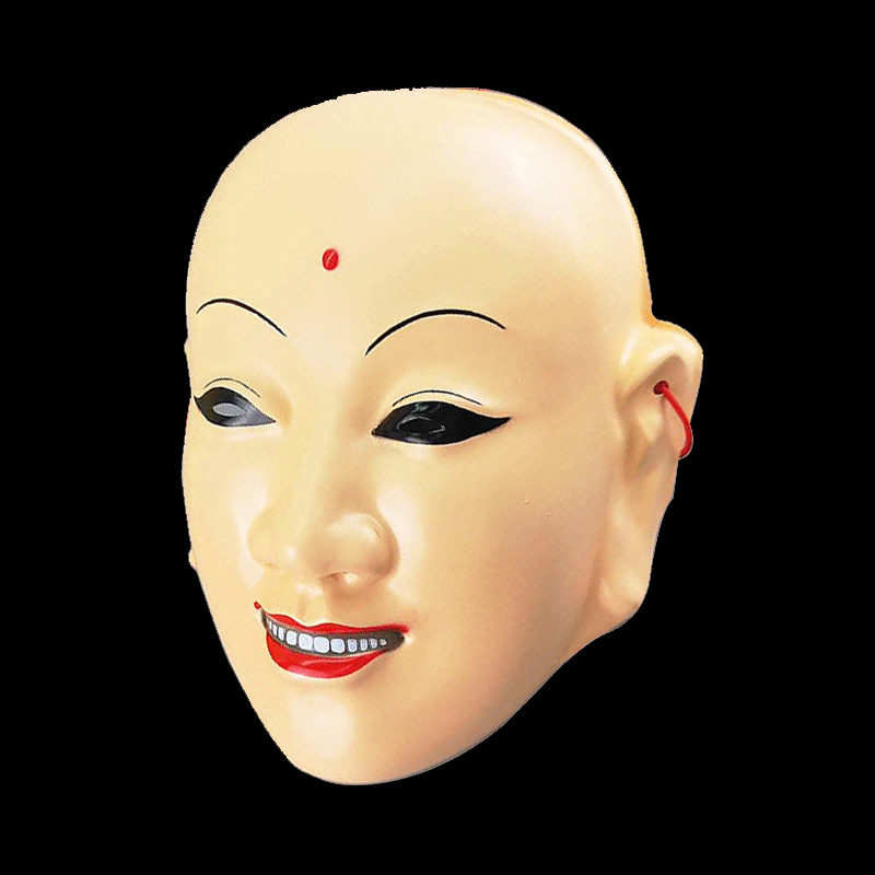 万圣节恐怖快手主播面具唐僧班诺鬼王兰陵王面具日本和风天狗 班诺