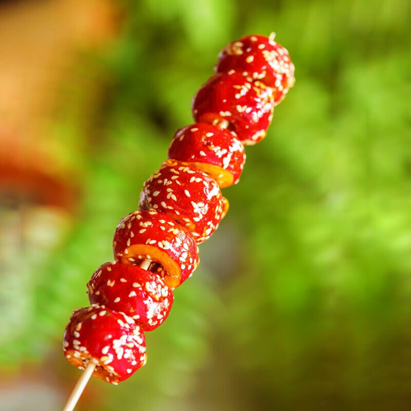 吃完火锅怎么能不吃一颗四季都不化冰糖葫芦约17颗