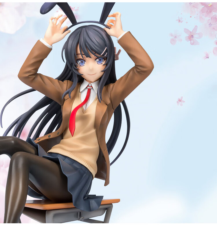 蒂利仕樱岛麻衣手办兔女郎学姐手办动漫成人机箱手办情人节礼物送男友