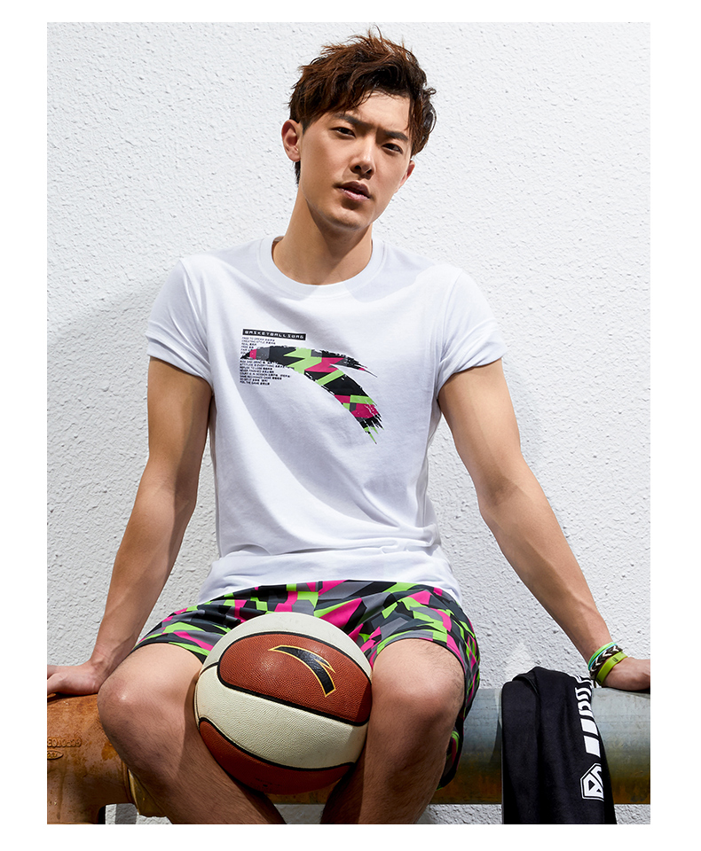 安踏短袖男士2020夏季新款要疯篮球运动t恤休闲半袖针织衫潮官网荧光