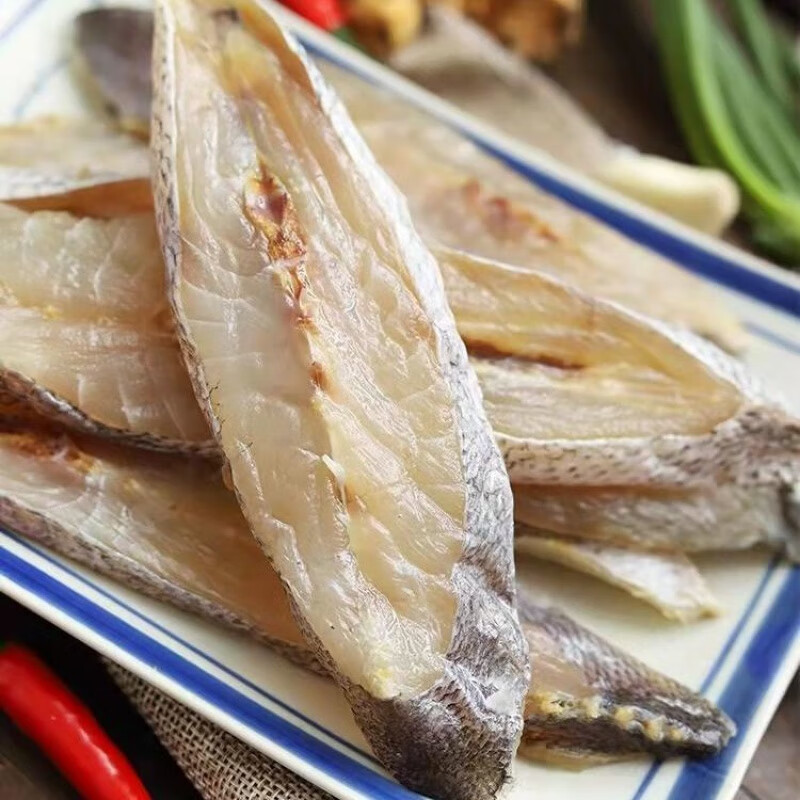 温州特产 鮸鱼粒 半干 淡晒 鳘鱼干 明鱼粒 米鱼干 微咸海鲜干货春田