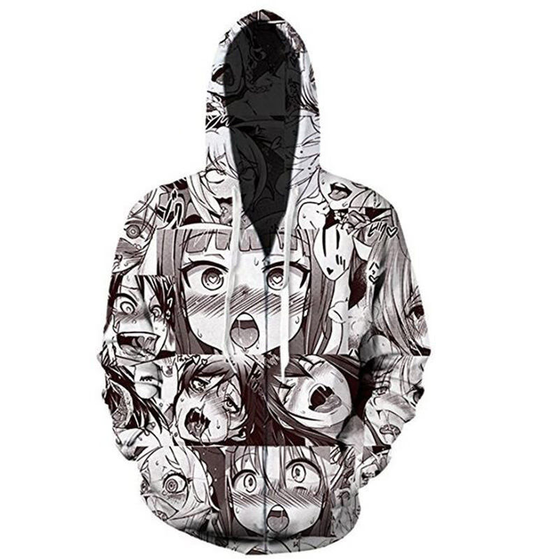 阿嘿颜肥宅战袍二次元日漫暗黑美少女开衫拉链外套卫衣日常可穿2020 4