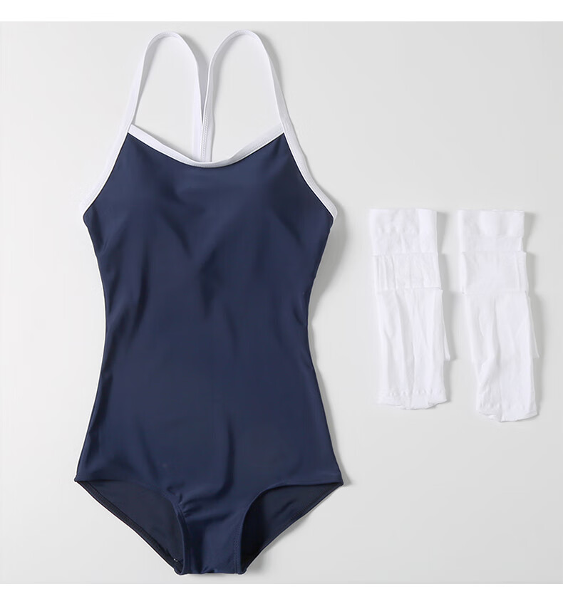 游泳衣女死库水泳衣女日系学生遮肚显瘦吊带紧身露背性感泡温泉连体