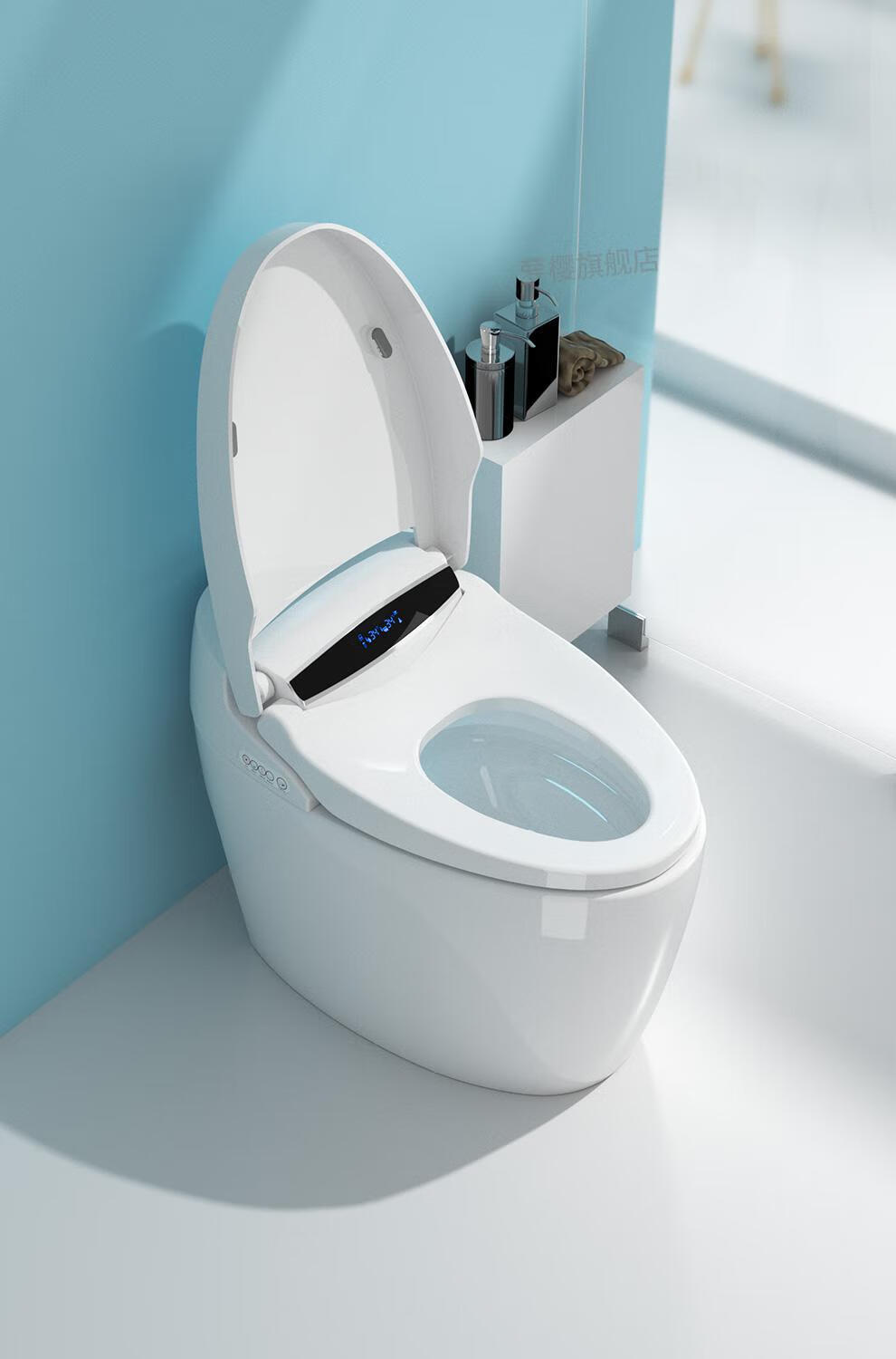 科勒(kohler) 智能马桶潮礼智能马桶一体式全自动翻盖语音控制泡沫盾