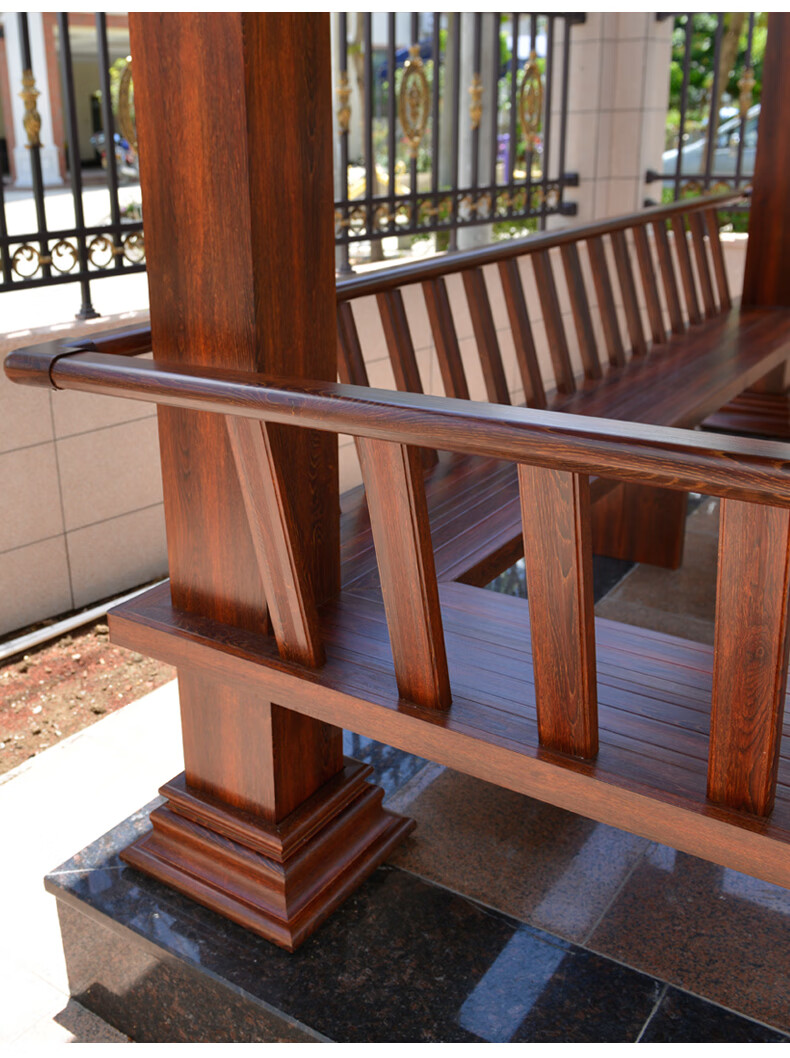 辉升室外露天铝合金葡萄架凉亭座椅别墅小区户外花园庭院长廊爬藤花架