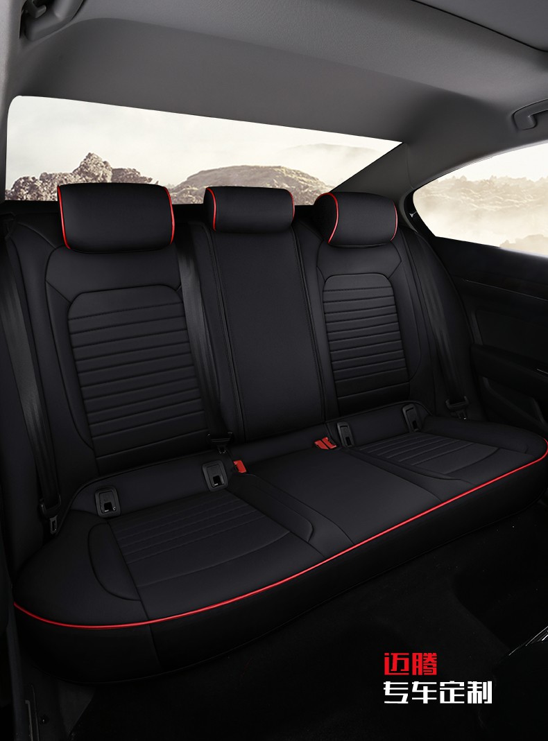 一汽大众迈腾b8座套2019款330舒适型280专用全包四季汽车坐垫棉麻款