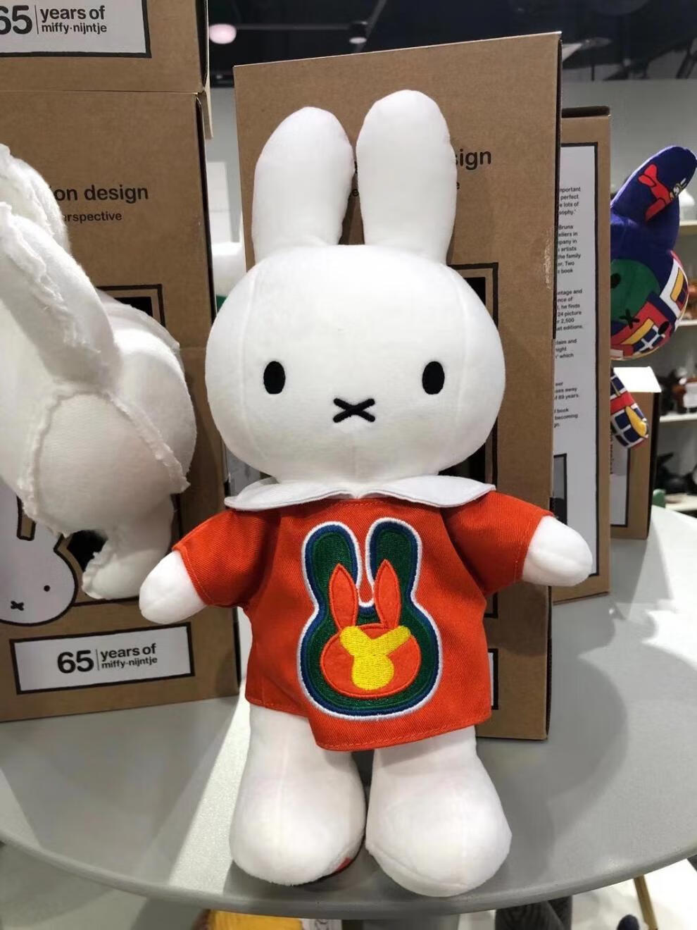 2022新款米菲兔公仔荷兰miffy荷兰miffy米菲兔子可爱布偶玩具安抚毛绒