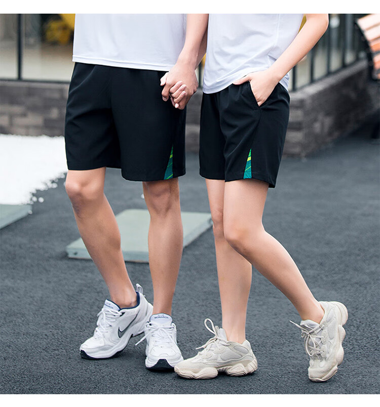 裤中招考试运动裤田径裤衩男女初中学生中考体育专用短裤官网红边男m