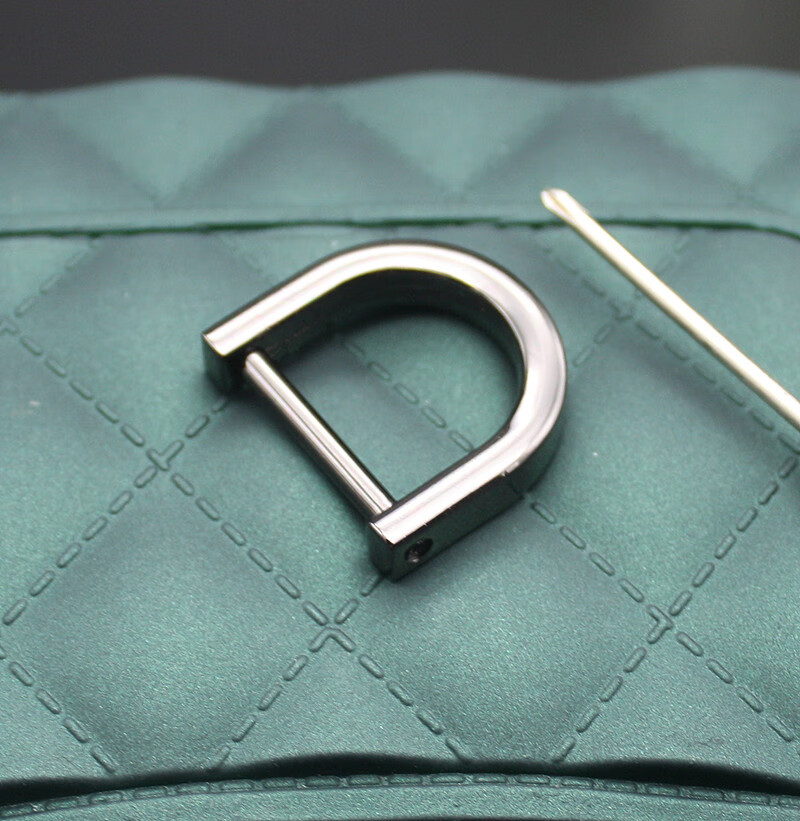 背包扣环d扣金属扣包包挂扣箱包扣五金配件螺丝扣u型扣马蹄扣 浅金
