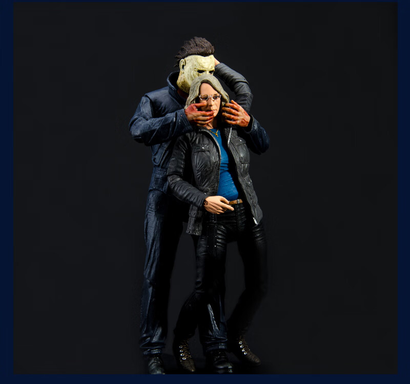 月光光心慌慌杀人狂迈克尔黎明杀机可动人偶模型摆件neca60684劳丽