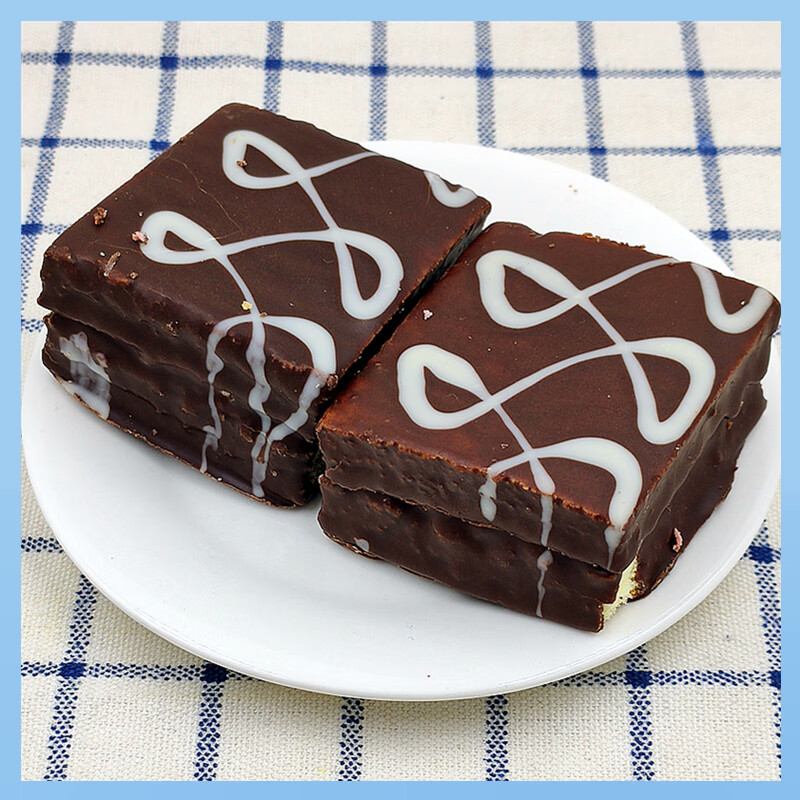 红丝绒蛋糕整盒40枚抹茶红奶油夹心糕点心零食巧克力派草莓派aa