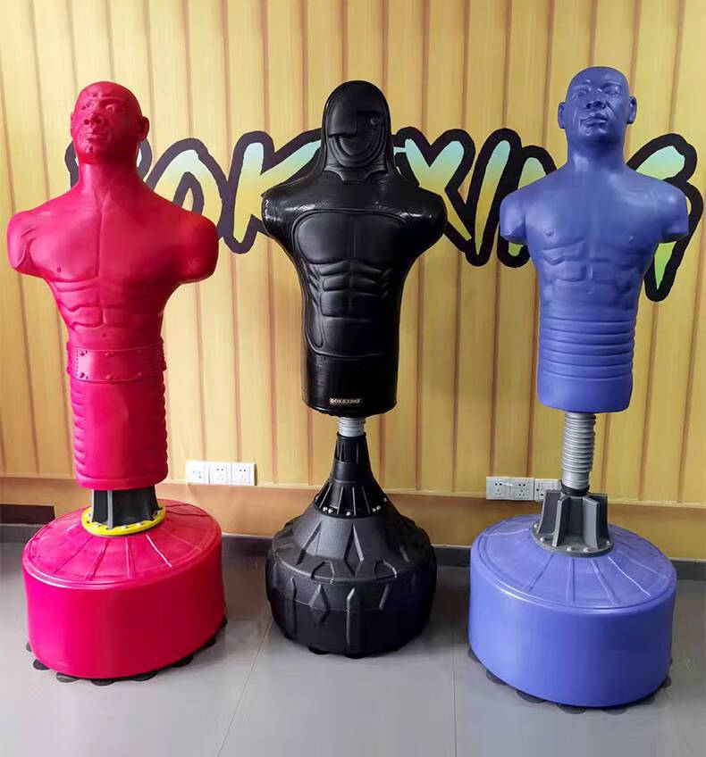 【京荐优品】硅胶人形拳击沙袋家用散打立式不倒翁沙包橡胶假人拳靶