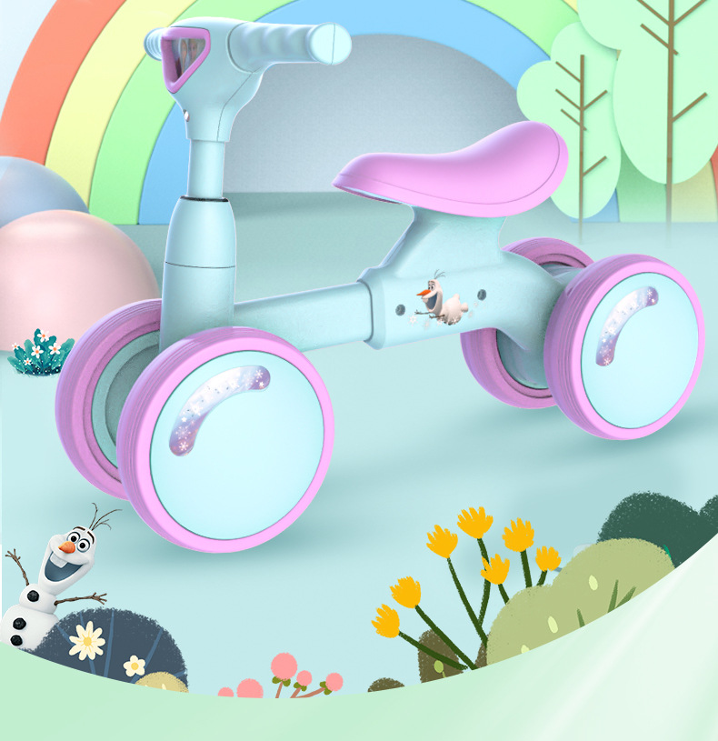 品质好物迪士尼小孩子好宝宝玩的儿童扭扭车卡通四轮静音防侧翻溜溜车