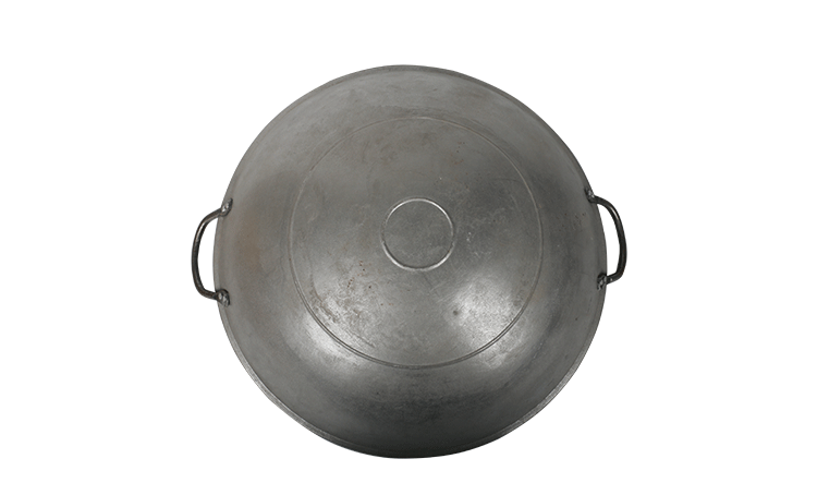 家用铝锅加厚老式小双耳圆底铝制食堂大锅铝炒菜锅 52厘米双耳铝锅