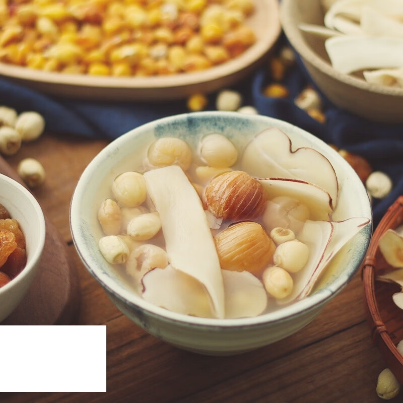 广东煲糖水材料包白果莲子海底椰甜汤材料四季炖品滋补甜品配料