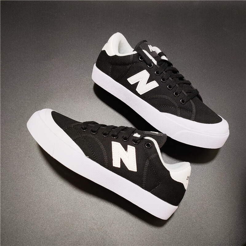 新百伦nb帆布板鞋nb开口笑低帮男鞋街拍情侣小白鞋女【商场同款】 nb