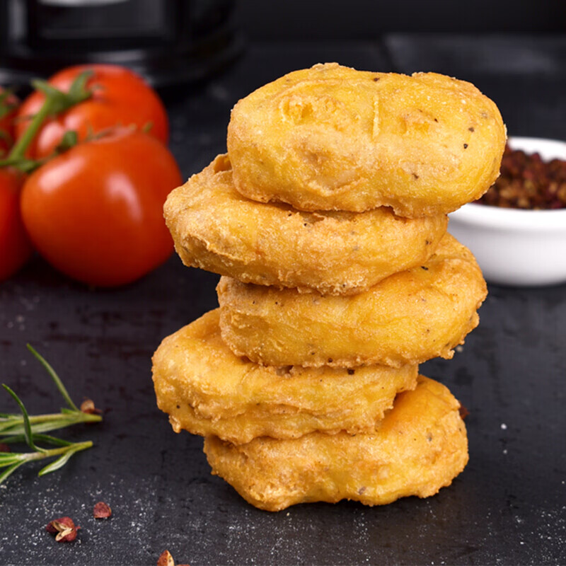 上校鸡块冷冻黑胡椒鸡块半成品黑椒鸡柳小吃家庭装2斤