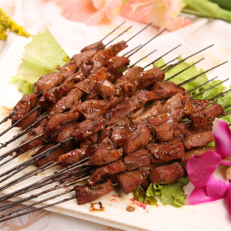 新鲜冷冻猪腰子串猪腰花猪肾猪下水150串猪腰小串火爆铁板小串